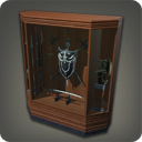 Vitrine extérieure d'armes