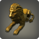 Statue de lion royal