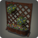 Jardinière à treillage
