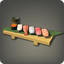 Déjeuner oriental : sushi
