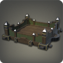 Toit de maisonnette en bois thanalanaise