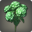 Bouquet d'hortensias verts