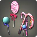Décorations en forme de bonbon