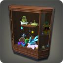 Vitrine extérieure de peluches