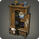 Armoire mal rangée