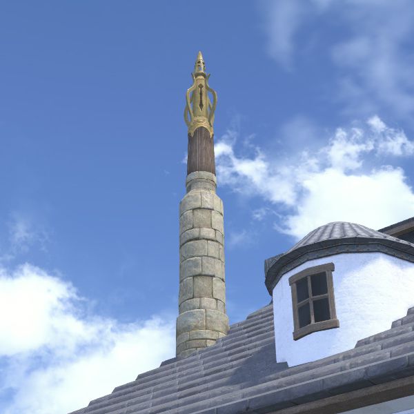 Cheminée cylindrique thanalanaise
