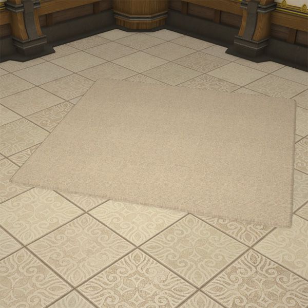 Tapis de laine peignée