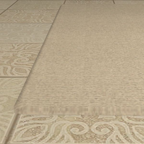 Tapis de laine peignée