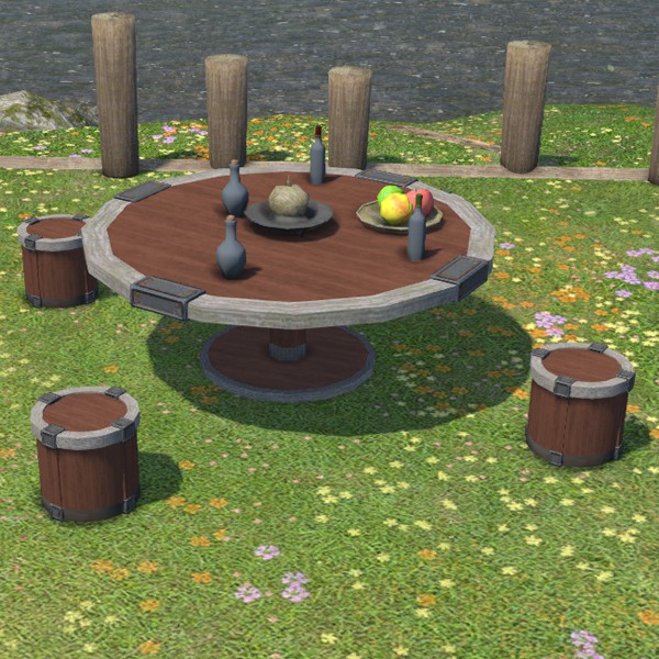 Ensemble de jardin noscéen