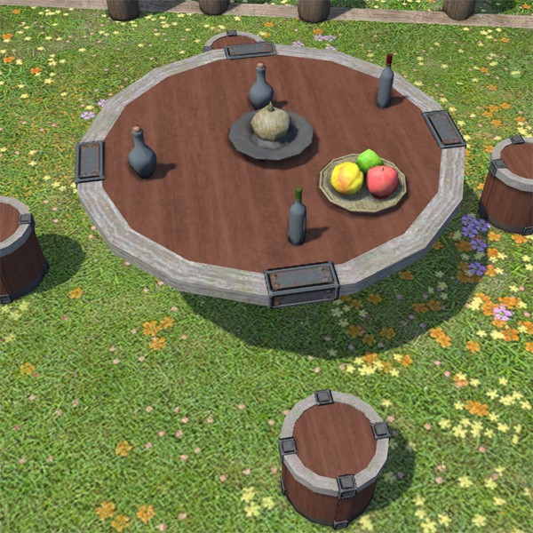 Ensemble de jardin noscéen