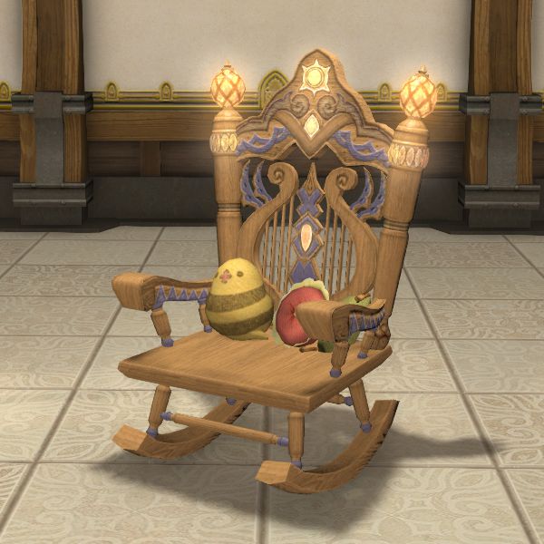 Fauteuil ronka à bascule