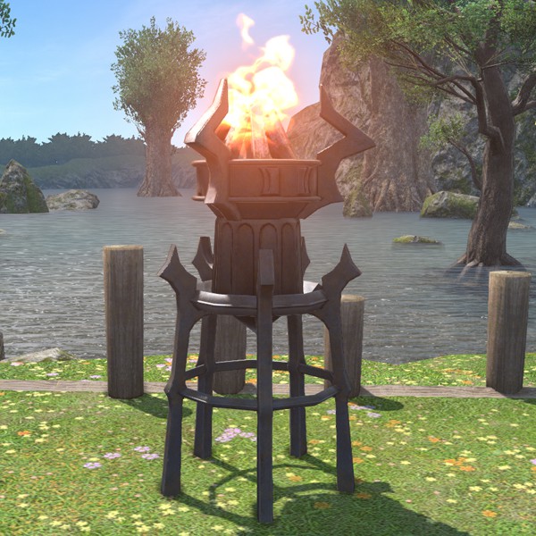 Torchère anti-dragon