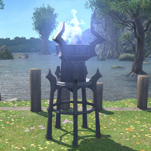 Torchère anti-dragon