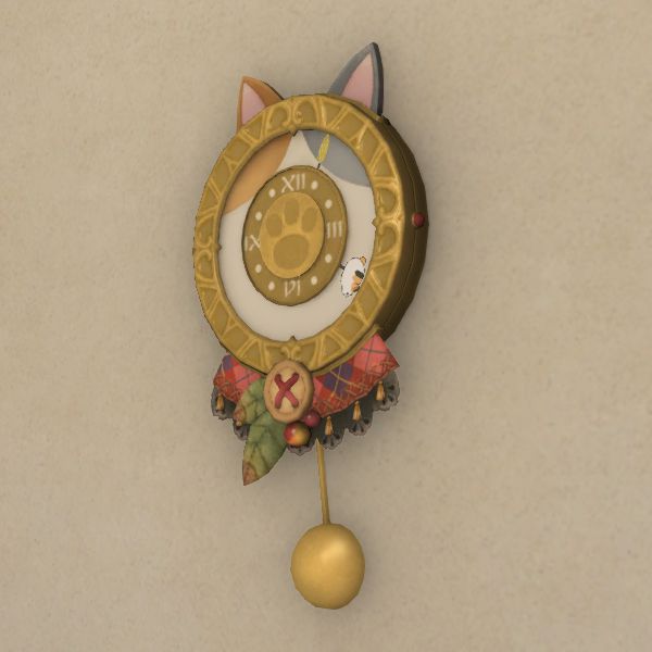 Horloge murale gros minou