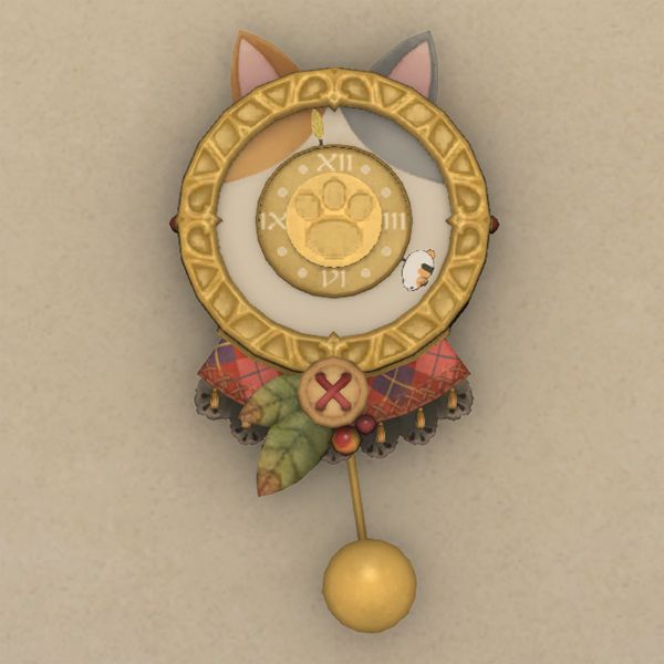 Horloge murale gros minou