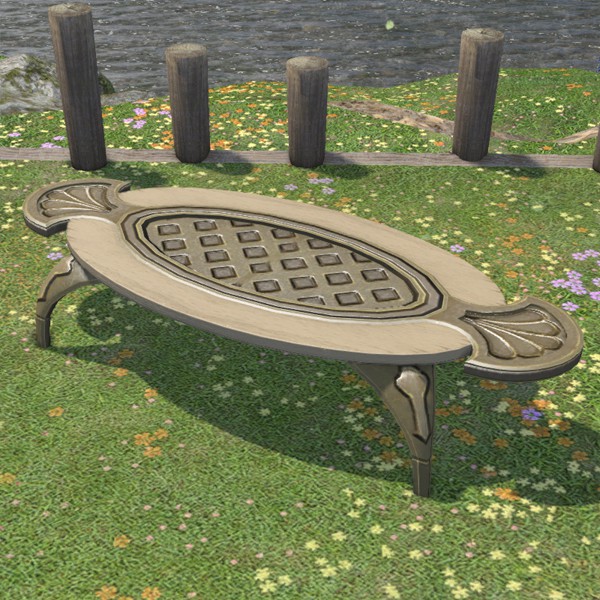 Table de jardin en mithril