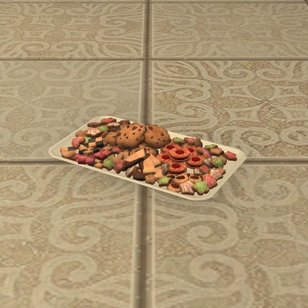 Plat de biscuits