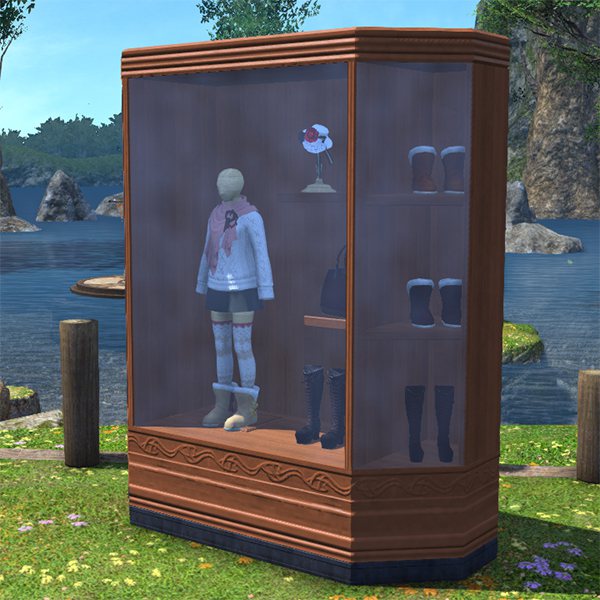 Vitrine extérieure de vêtements