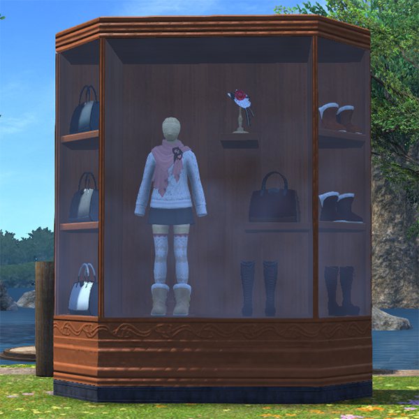Vitrine extérieure de vêtements