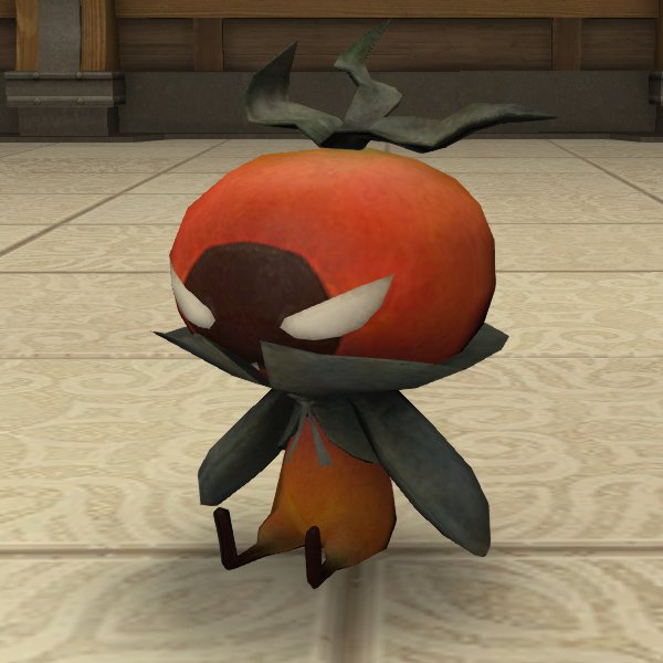 Roi tomate en peluche