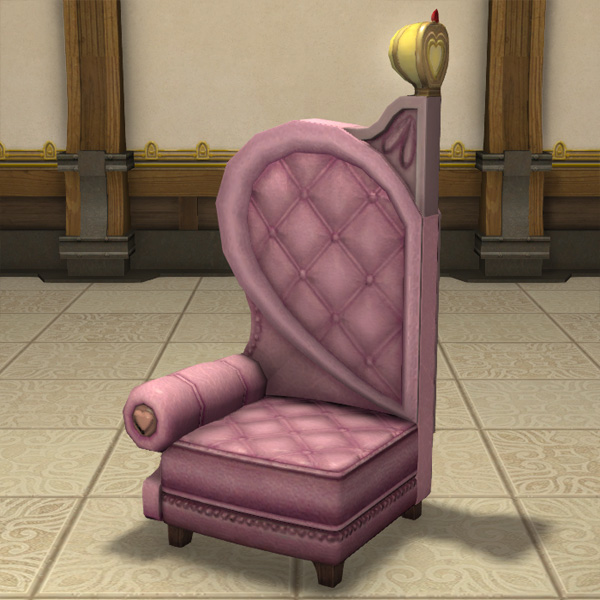Fauteuil demi-cœur gauche