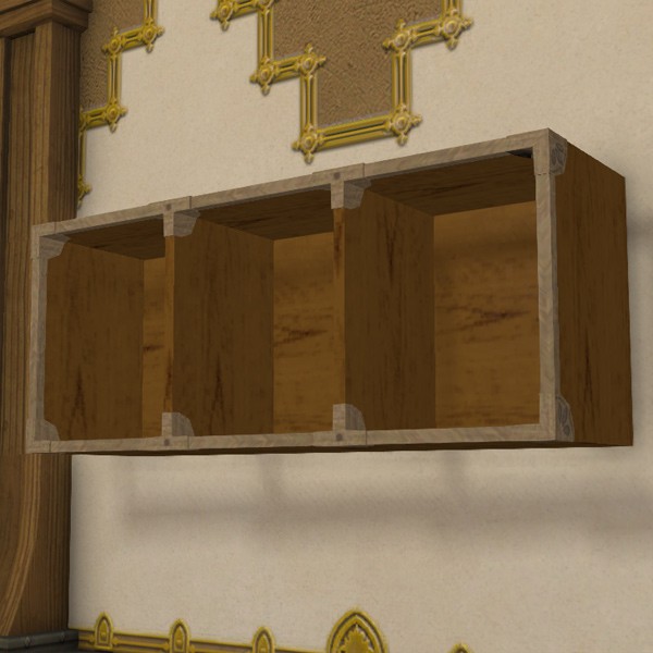 Étagère murale en bois