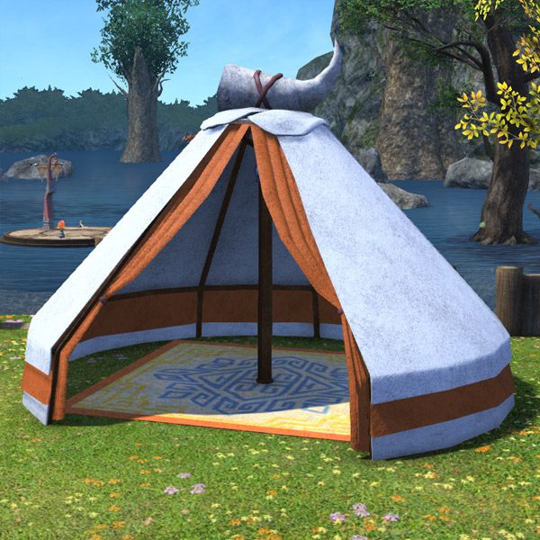 Tente d'inspiration nomade