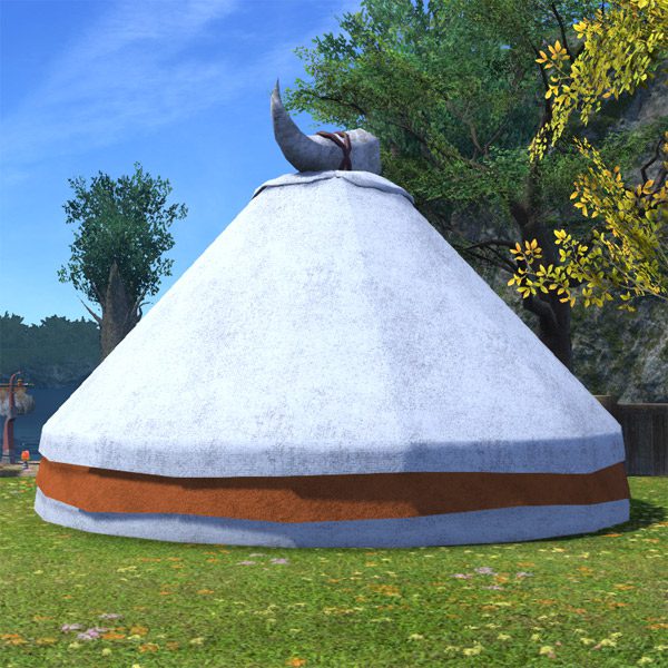 Tente d'inspiration nomade