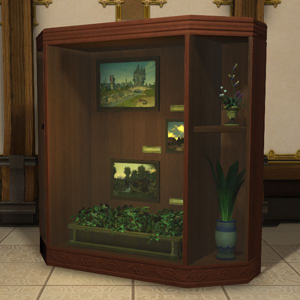 Vitrine de tableaux