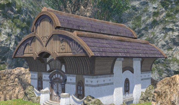 Toit de maisonnette en pierre sombrelinçoise
