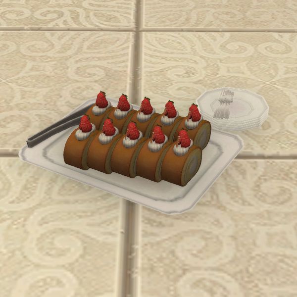 Gâteau roulé de la fête des étoiles