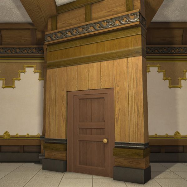 Porte de partition en acajou