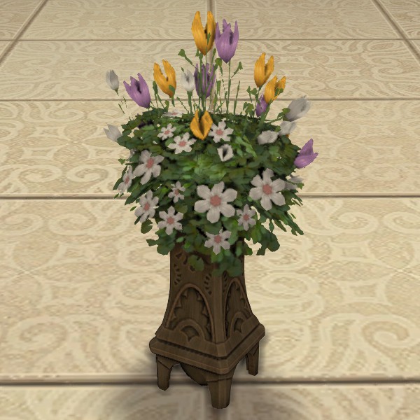 Vase de fleurs sombrelinçois
