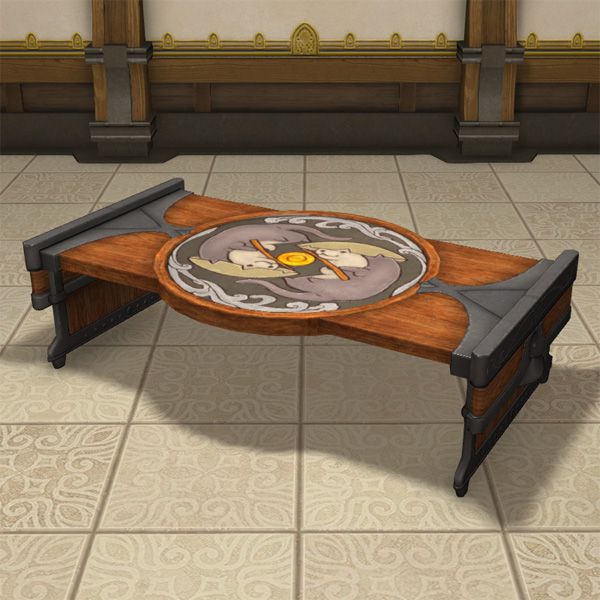 Table à manger loutre choute