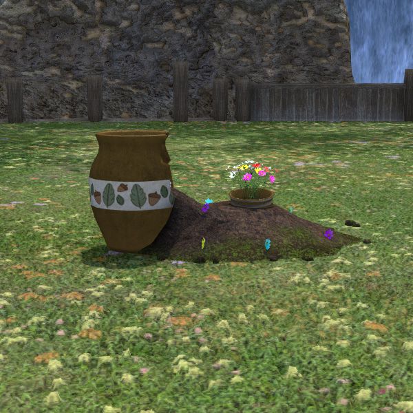 Pot de fleurs brisé