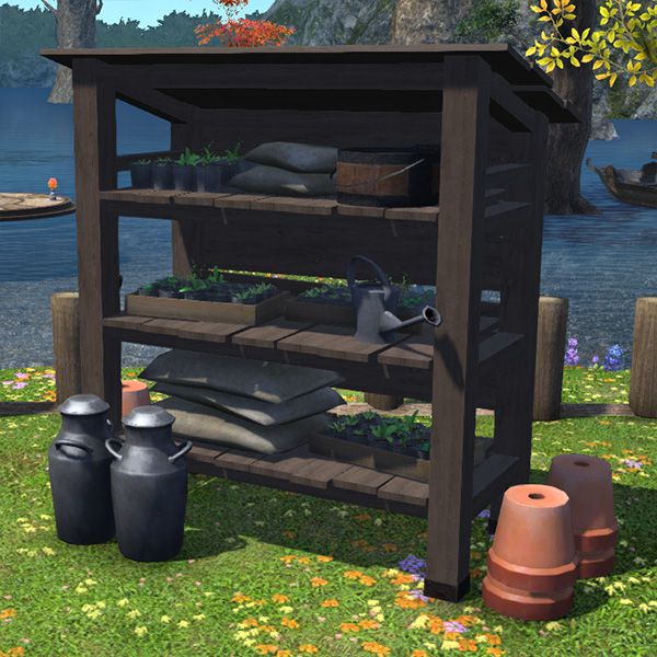 Rangement à outils de jardin