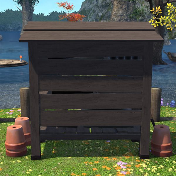 Rangement à outils de jardin