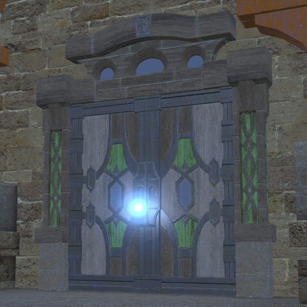 Porte à imposte thanalanaise