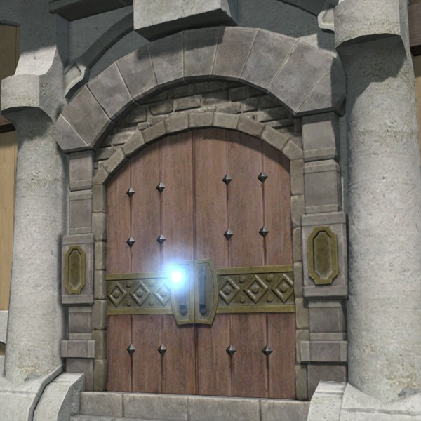 Porte cloutée noscéenne
