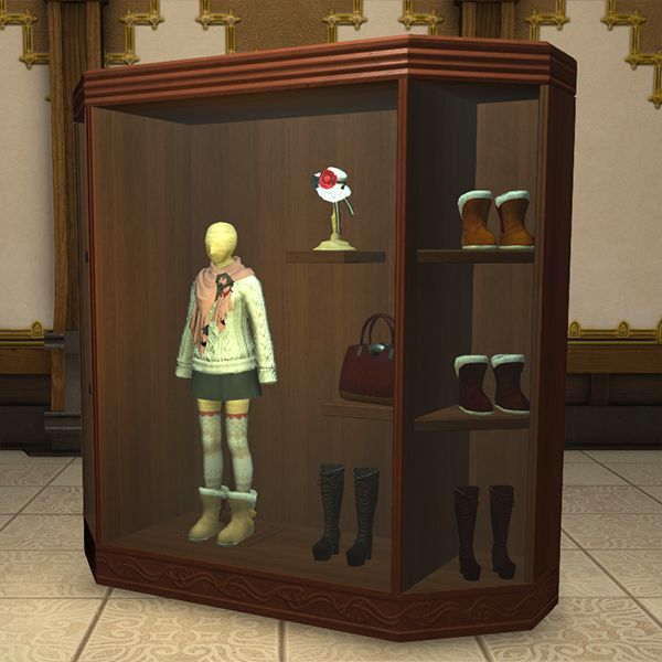 Vitrine de vêtements