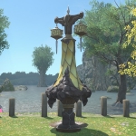 Lanterne à vitrail de Titan