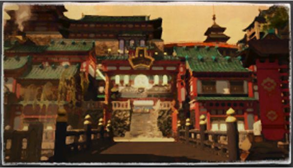 Le quartier de Rakuza (huile)