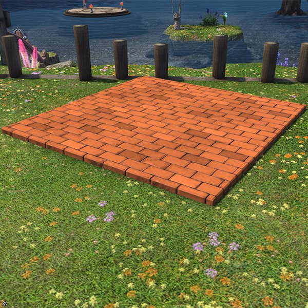 Terrasse en briques