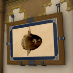 Cadre à ichtyogramme de grande taille