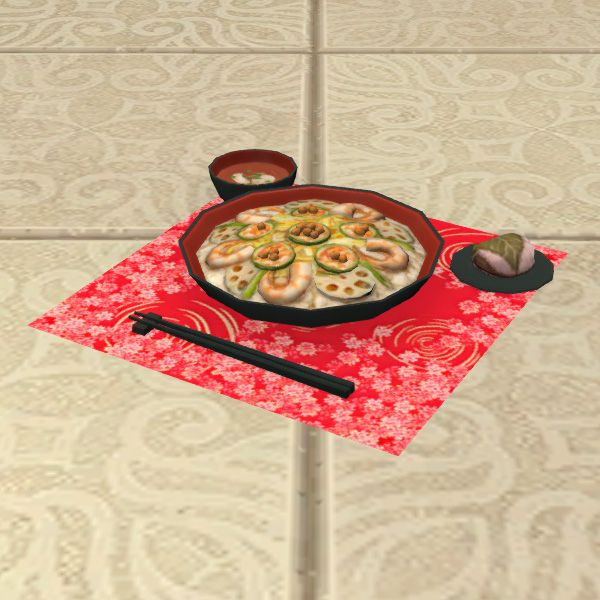 Chirashi-zushi festif