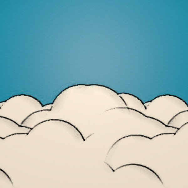 Papier peint de ciel nuageux