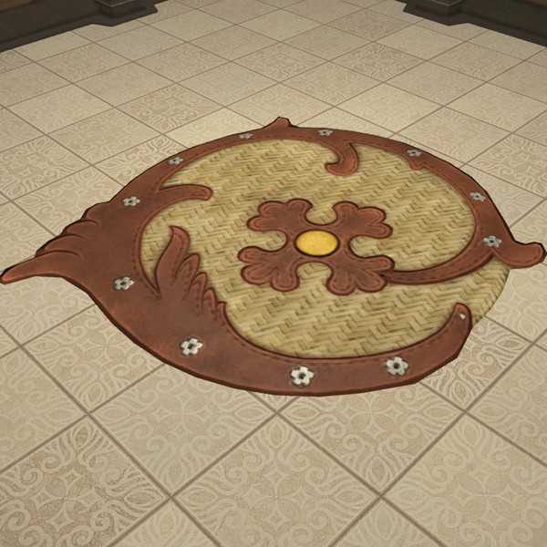 Tapis rond sombrelinçois