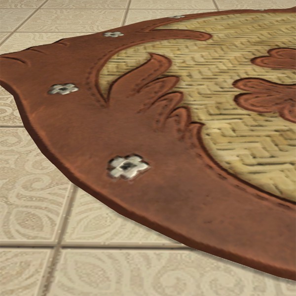 Tapis rond sombrelinçois