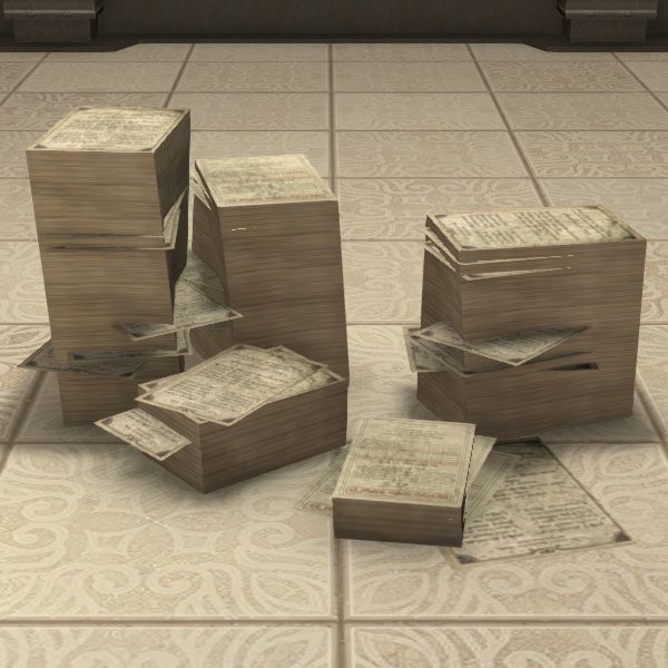Montagne de documents