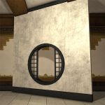 Cloison à fenêtre ronde